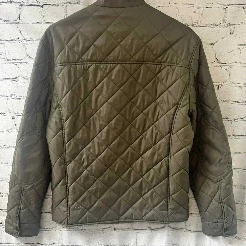 Cole Haan Olive‎ Green Quilted Winter Jacket Women’s Size Small - Picture 5 of 12